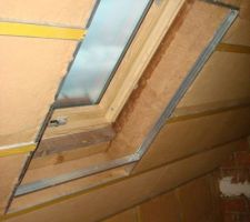 Encadrement velux fourrure