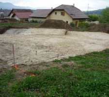 Vue plateforme garage et maison