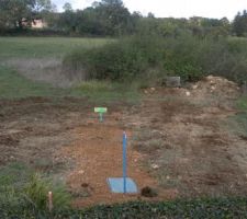 Compteur Eau   Cl&eacute; de raccordement sur canalisation EAP. 
Vue de la route