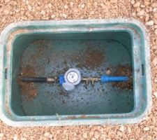 Compteur   caisson &agrave; isoler pour l?hiver bien rude.