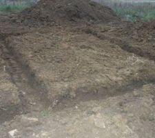 Terrassement de la terrasse