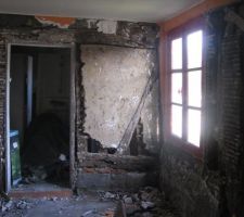 D&eacute;but d&eacute;molition cloison