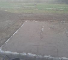 Remblai fondation - chambre 1