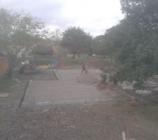 Remblai fondation - vue Sud