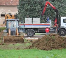 D&eacute;but du terrassement