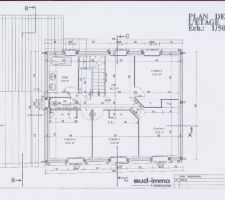 Plan définitif de l'étage