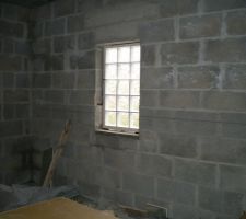 Pav&eacute;s de verre dans le garage