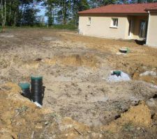 Emplacement de la fosse septique