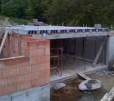 Pr&eacute;paration dalle haute garage