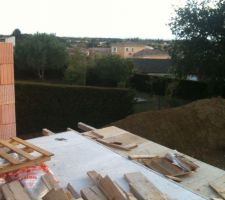 Vue depuis notre future terrasse