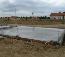 Dalle du garage