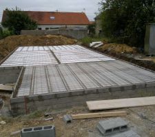 Mise en place du ferraillage