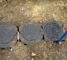 Mise en place des regards pour l'eau potable, eaux usée, eaux pluviales