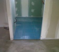 Carrelage SDE   chape chambre