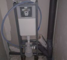 Ensemble WC suspendu autoportant