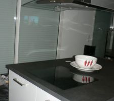 Ilot central avec la hotte !