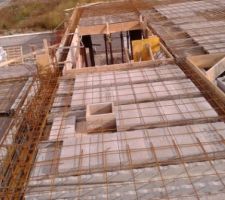 Pr&eacute;paration dalle etage