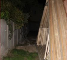 Fermes de charpente gros plan