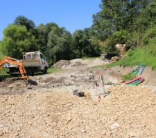 La terrasse est en cours de r&eacute;alisation avec un mat&eacute;riel de playmobil!