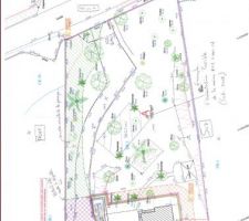 Plan du terrain exemple d'expo de la maison