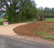 Accès chantier et maison...