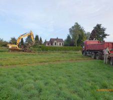 D&eacute;but du terrassement