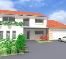 Façade légèrement retravaillée