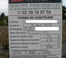 Mise en place de la pancarte du PC