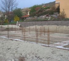 Ferraillage du vide sanitaire. Encore une nouveaut&eacute; pour moi