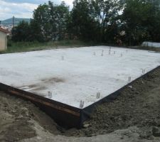 Delta MS pos&eacute; on comble avec du sable incompressible