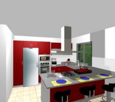 Voici notre projet pour la future cuisine