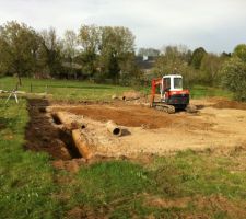 Terrassement en cours