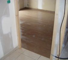 Carrelage chambre du bas