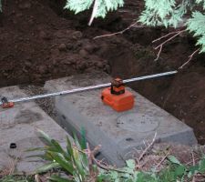 Cuves pos&eacute;es au niveau bien sur.