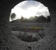 Vue à travers future ventilation