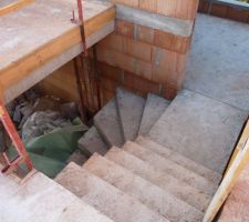 Escalier entre 1er étage et inter-pallier