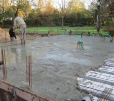Nivelage du beton