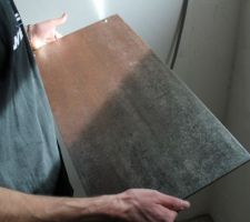 Carrelage sol de la SdB.