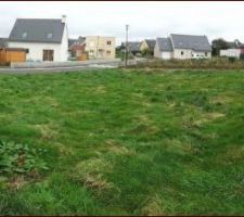 Terrain (vue du coin situ&eacute; au nord)