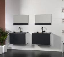 Carrelage Salle de bain mais le notre sera dans les tons bleu lavande