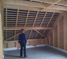 Charpente et plancher chambre 2