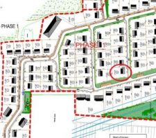 Plan du lotissement 
R&eacute;servation de la parcelle 40
