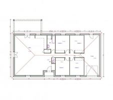 Plan de maison mais depuis il y a eu des modif