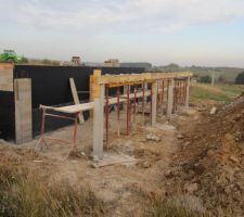 Piliers de la terrasse