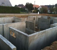 Vue globale depuis l'escalier de service.