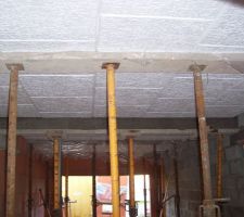 Le plafond du garage