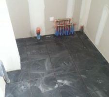 Cellier et découpe des différents tuyaux