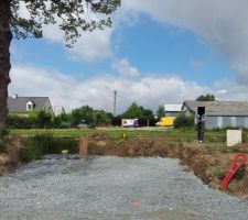 Voici notre terrain, tout frais, tout beau!