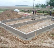 Le vide sanitaire qui prend forme.