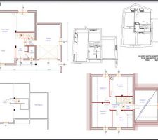 2eme projet de maisons Begi: 115m2
Sous sol, RDc et 1 er etage